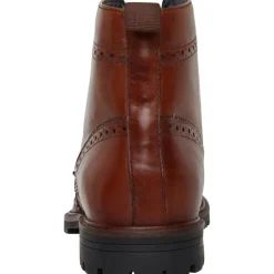 Discount Herre Duke Læder Brogue Støvler Brun Støvler|Støvler