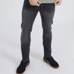 Outlet Herre Eddie 22 Slim Fit Jeans Mellem Grå Jeans Og Bukser·Slim Jeans|Jeans Og Bukser·Jeans