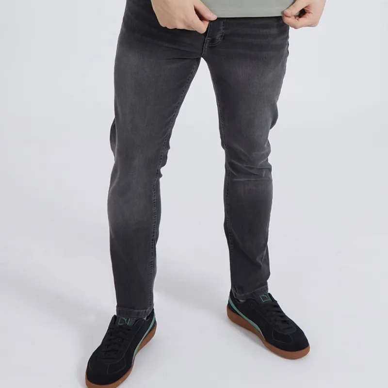 Outlet Herre Eddie 22 Slim Fit Jeans Mellem Grå Jeans Og Bukser·Slim Jeans|Jeans Og Bukser·Jeans