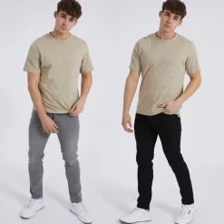 Online Herre Eddie To-pak Slim Fit Jeans /Mellemgrå Jeans Og Bukser·Slim Jeans|Jeans Og Bukser·Jeans