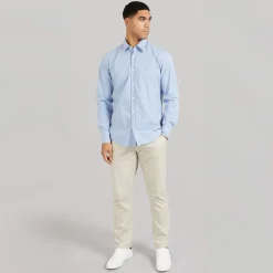 Best Herre elegant skjorte Open Blue T-Shirts, Poloer Og Skjorter·Skjorter
