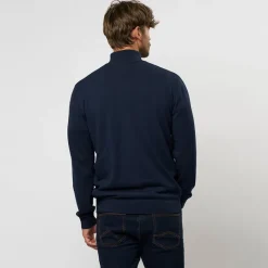 Discount Herre Eli Strik Sweater Dark Sapphire Trøjer Og Cardigans·Trøjer