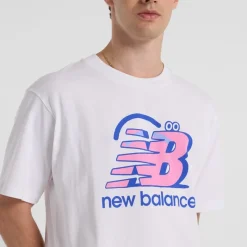 New Herre Face Oka Smile T-Shirt Hvid Træning|T-Shirts Og Undertrøjer