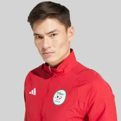 Herre FAF Algeriet Præsentationsjakke Team Power Red 2 Jakker Og Frakker|Jakker Og Frakker·Lette Jakker
