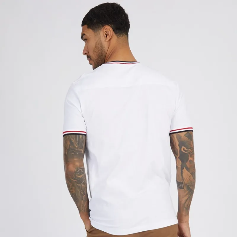 New Herre 3 Farver Ringer T-Shirt Hvid T-Shirts, Poloer Og Skjorter·T-Shirts Og Undertrøjer