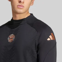 Hot Herre FCB FC Bayern München Pro Træningstop Sort Træning|T-Shirts Og Undertrøjer