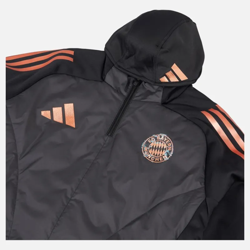 Hot Herre FCB Fc Bayern München Vinter Træningstop Sort Træning|T-Shirts Og Undertrøjer