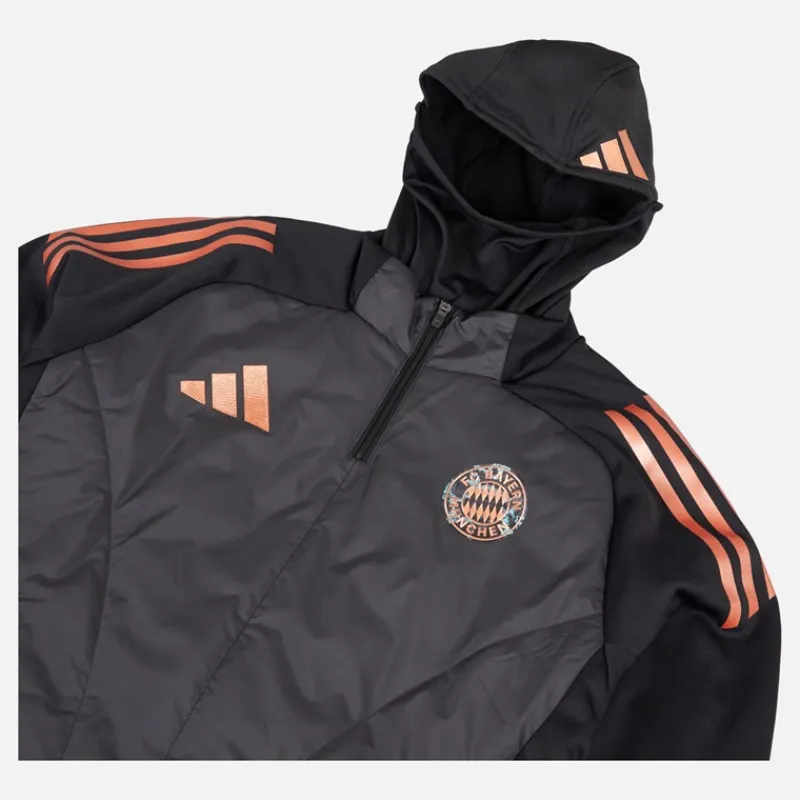 Hot Herre FCB Fc Bayern München Vinter Træningstop Sort Træning|T-Shirts Og Undertrøjer