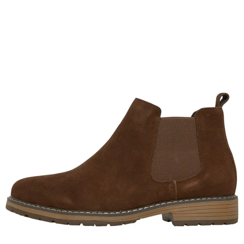 Best Herre FC Suede Cleated Chelsea Ankelstøvler Brun Støvler|Støvler