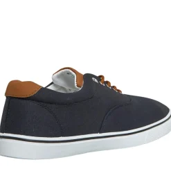 Herre FCUK Dæk Canvas Pumps Blå Lærredgummisko|Lærredgummisko