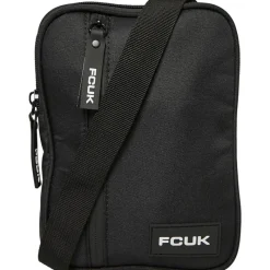 Clearance Herre FCUK Flyvesæk Sort/​Hvid Tasker