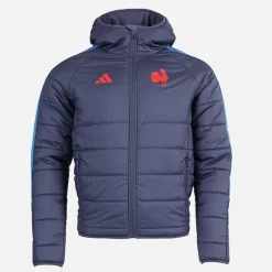 Discount Herre FFR Frankrig Rugby Vinterjakke Shadow Navy Jakker Og Frakker|Jakker Og Frakker·Jakker Og Frakker