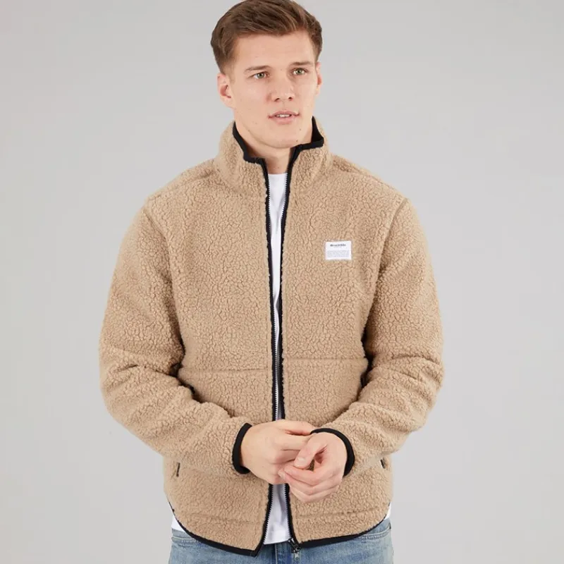 Discount Herre Fleece Jakke Sand Hættetrøjer Og Sweatshirts·Fleecetøj|Træningsdragter Og Joggingbukser·Fleecetøj