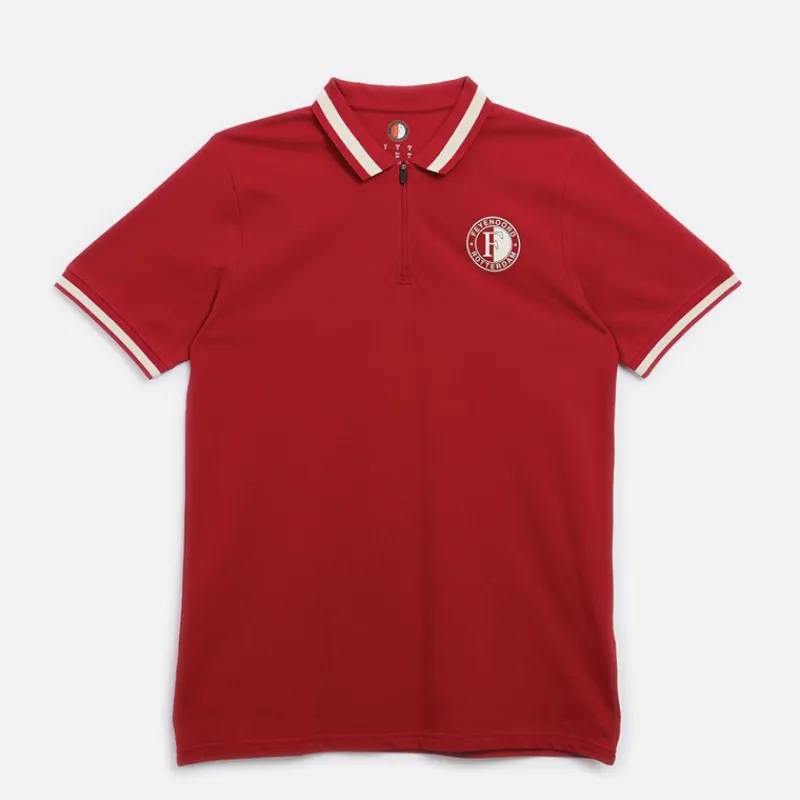 Herre FR Feyenoord Classic Polo Savvy Rød T-Shirts, Poloer Og Skjorter·Poloer