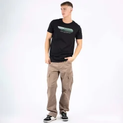 New Herre Gabe T-Shirt Sort T-Shirts, Poloer Og Skjorter·T-Shirts Og Undertrøjer