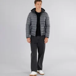 Outlet Herre Gattering Puffer Jakke Koksgrå Jakker Og Frakker·Jakker Og Frakker