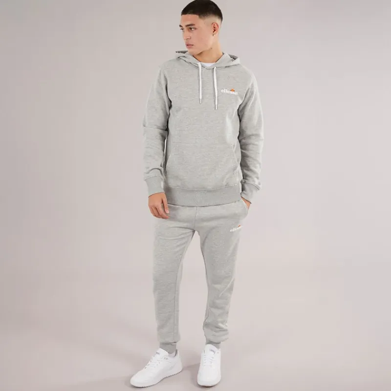 Best Herre Giffone Hættetrøje Light Grey Marl Træning|T-Shirts Og Undertrøjer