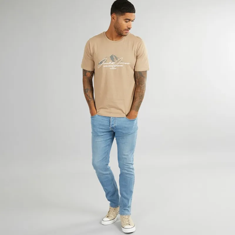 Best Herre Glenn 334 Slim Fit Jeans Blå Denim Jeans Og Bukser·Slim Jeans|Jeans Og Bukser·Jeans