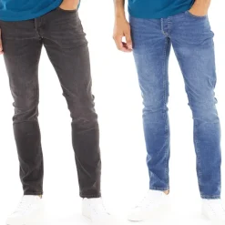 Hot Herre Glenn Sq354/327 To-pak Jeans Blå/Sort Jeans Og Bukser·Slim Jeans|Jeans Og Bukser·Jeans