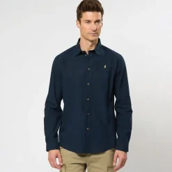 Herre Grand Prairie Langærmet shirts Flade T-Shirts, Poloer Og Skjorter·Skjorter