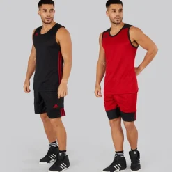 Herre 3G Speed Reversible Basketball Shorts /​Power Red Shorts Og Badetøj·Sport Shorts|Shorts