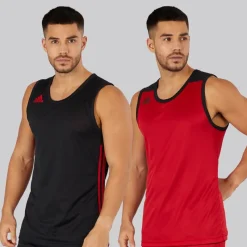 Hot Herre 3G Speed Vendbar Basketball Trøje Sort/​Power Red T-Shirts Og Undertrøjer|T-Shirts, Poloer Og Skjorter·T-Shirts Og Undertrøjer