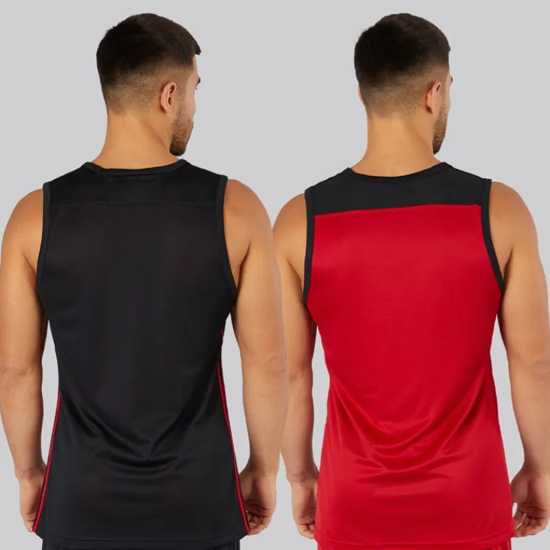 Hot Herre 3G Speed Vendbar Basketball Trøje Sort/Power Red T-Shirts Og Undertrøjer|T-Shirts, Poloer Og Skjorter·T-Shirts Og Undertrøjer