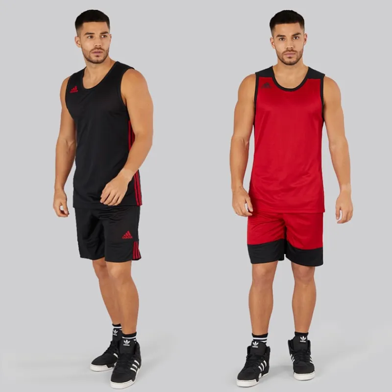 Hot Herre 3G Speed Vendbar Basketball Trøje Sort/Power Red T-Shirts Og Undertrøjer|T-Shirts, Poloer Og Skjorter·T-Shirts Og Undertrøjer