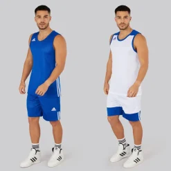 Herre 3G Speed Vendbar Basketball Trøje Collegiate Royal/Hvid Træning|T-Shirts Og Undertrøjer