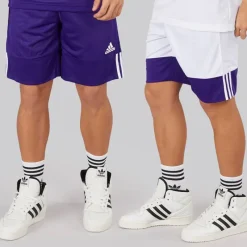 Best Herre 3G Speed Vendbare Basketball Shorts Collegiate Purple/Hvid Træning|Shorts Og Badetøj·Sport Shorts