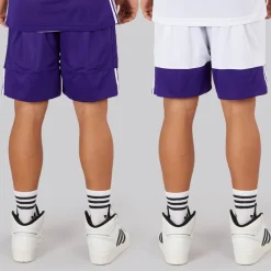Best Herre 3G Speed Vendbare Basketball Shorts Collegiate Purple/​Hvid Træning|Shorts Og Badetøj·Sport Shorts