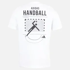 Hot Herre Håndbold Grafisk T-shirt Hvid Træning|T-Shirts Og Undertrøjer