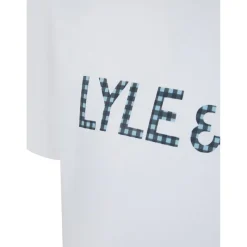 New Herre Holden T-shirt og ternede loungesæt Bright White/​Blue Check Undertøj, Sokker Og Nattøj·Nattøj