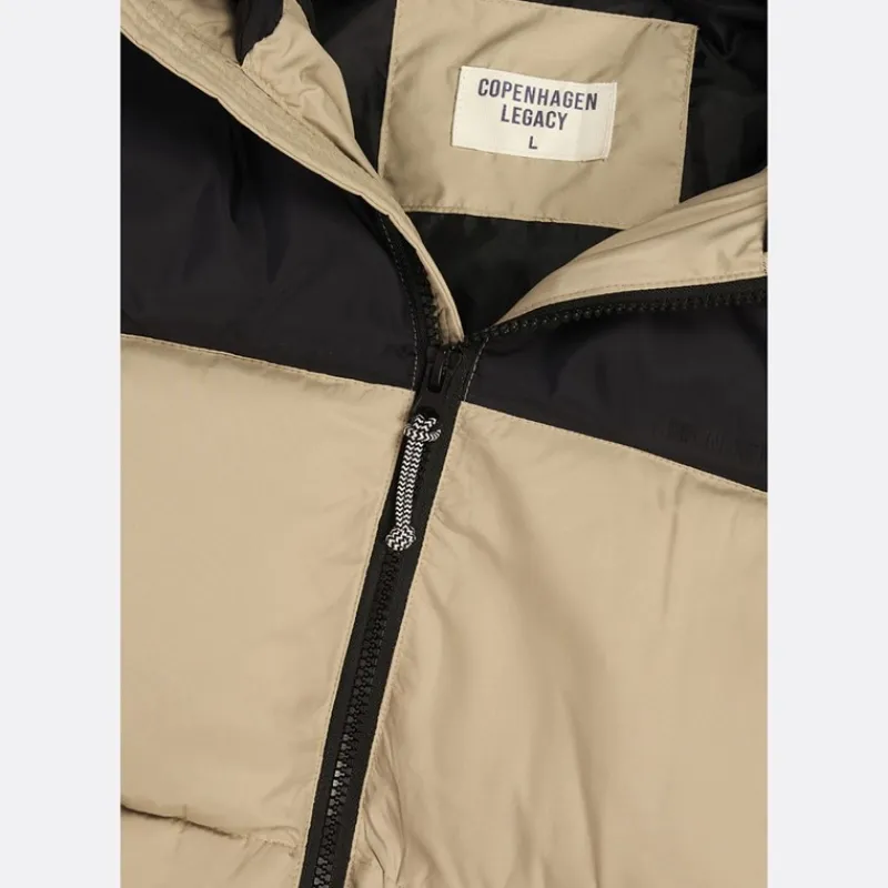 Clearance Herre Hættejakke Khaki / Sort Jakker Og Frakker·Lette Jakker|Jakker Og Frakker·Jakker Og Frakker