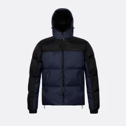 Outlet Herre Hættejakke Navy /​ Sort Jakker Og Frakker·Lette Jakker|Jakker Og Frakker·Jakker Og Frakker