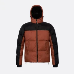 Outlet Herre Hættejakke Rust /​ Sort Jakker Og Frakker·Lette Jakker|Jakker Og Frakker·Jakker Og Frakker
