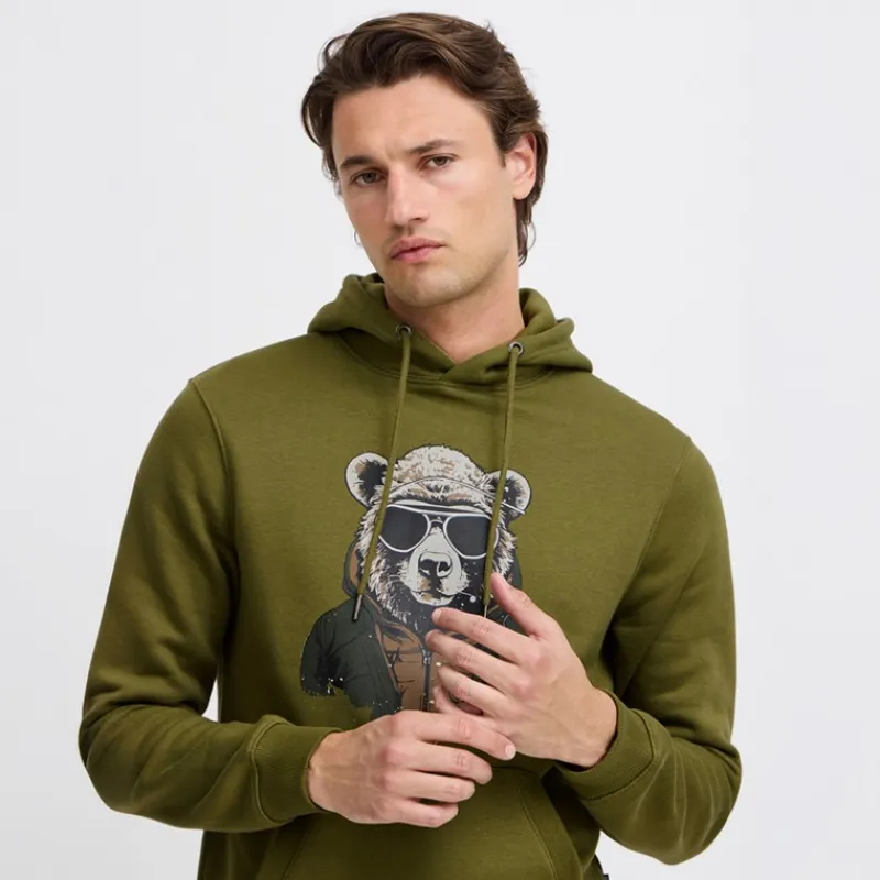 Outlet Herre Hættetrøje Capulet Olive Hættetrøjer Og Sweatshirts·Hættetrøjer