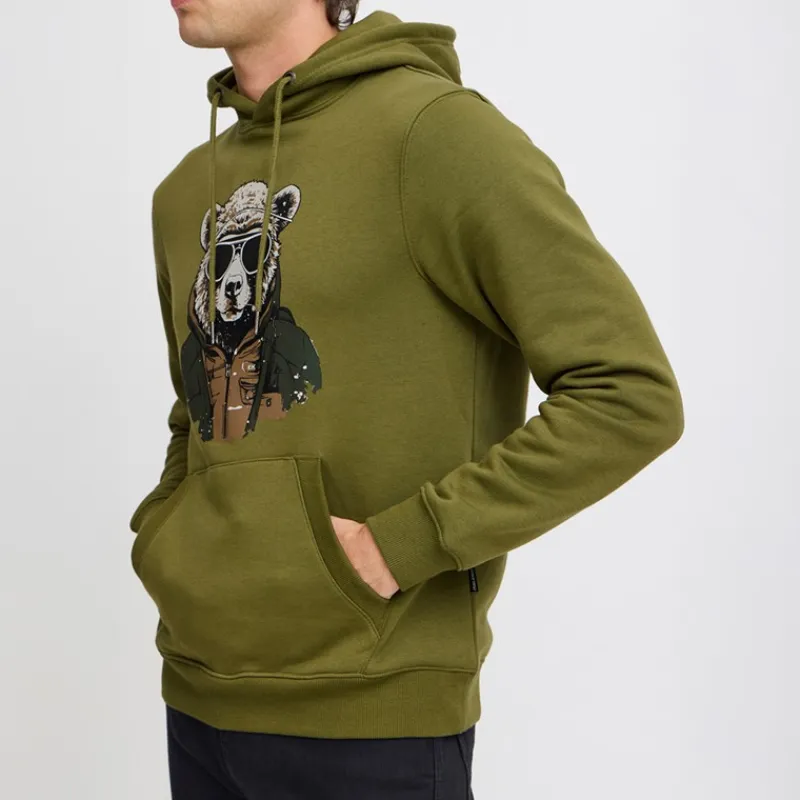 Outlet Herre Hættetrøje Capulet Olive Hættetrøjer Og Sweatshirts·Hættetrøjer