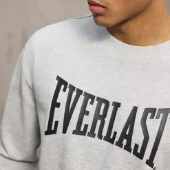 New Herre Ikoniske Maksimeret Sweatshirt Lysegrå Mel Hættetrøjer Og Sweatshirts·Sweatshirts