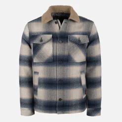 Outlet Herre Inharrod Vatteret Overjakke Mørk Denim Dk Denim T-Shirts, Poloer Og Skjorter·Skjorter|Jakker Og Frakker·Jakker Og Frakker