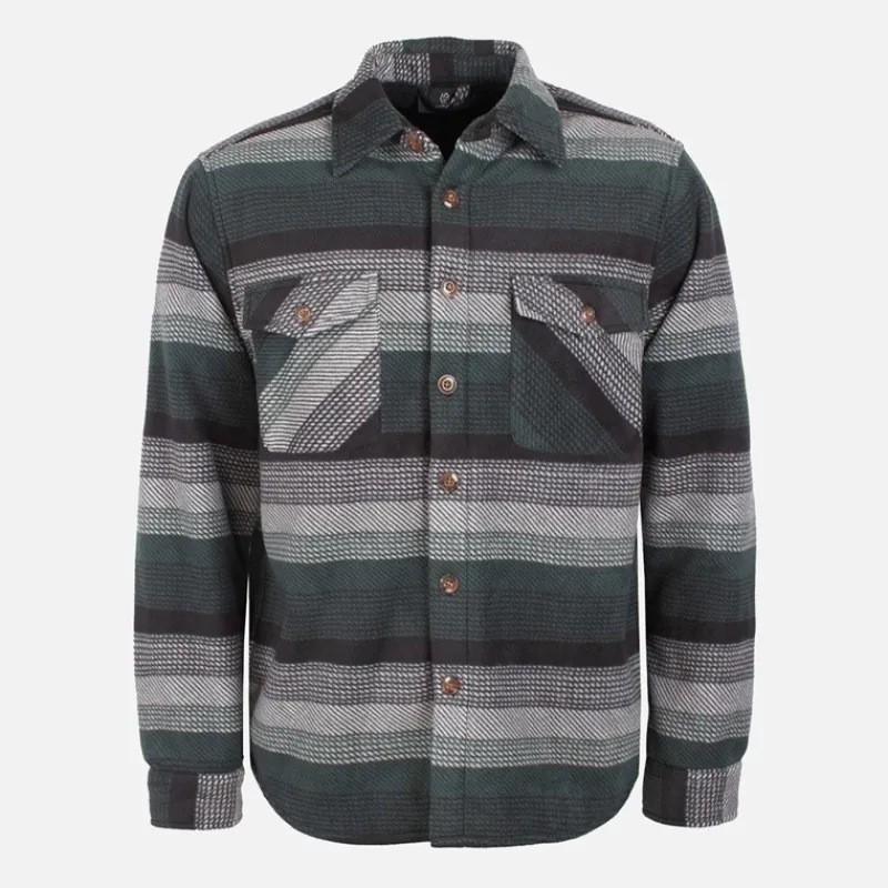 Discount Herre Inlate Polstret Overtrøje Castor Gray T-Shirts, Poloer Og Skjorter·Skjorter|Jakker Og Frakker·Jakker Og Frakker