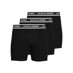 Clearance Herre Jacsolid tre pak boxershorts Sort Multipakker·Undertøj|Undertøj, Sokker Og Nattøj·Boxer Shorts