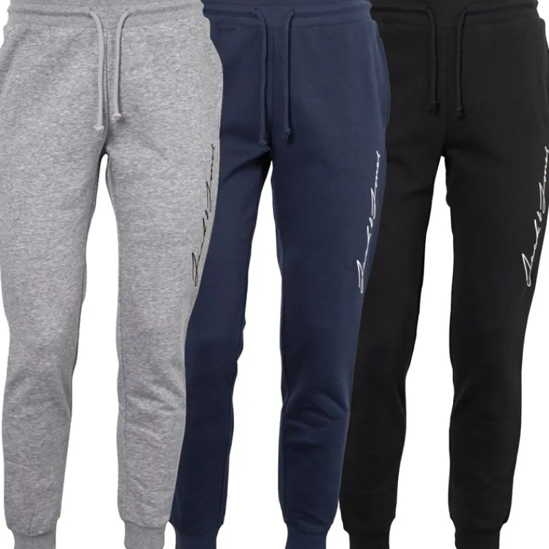 Hot Herre Jax Tre Pak Sweat Pants Tap Shoe/Light Grey Melange/Navy Blazer Jeans Og Bukser·Joggingbukser|Træningsdragter Og Joggingbukser·Joggingbukser