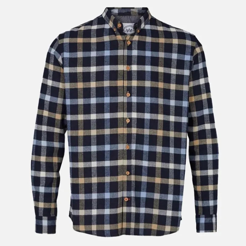Outlet Herre Johan Ternet Skjorte Sky Captain T-Shirts, Poloer Og Skjorter·Skjorter