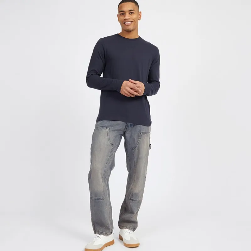 Outlet Herre Joiner Carpenter Løstsiddende Jeans Mb Blå Vask Jeans Og Bukser·Jeans