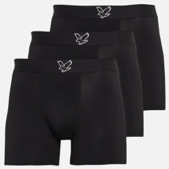 Best Herre Jonathan Tre Pak Trunks Sort Multipakker·Undertøj|Undertøj, Sokker Og Nattøj·Boxer Shorts