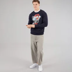 Best Herre Jule Sweatshirt Dark Navy Hættetrøjer Og Sweatshirts·Sweatshirts