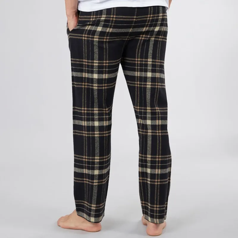 Clearance Herre Kaplan Flanelternede Lounge Bukser Sort / Taupe / Sten / Stengrå Tern Undertøj, Sokker Og Nattøj·Nattøj