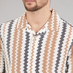Hot Herre Kilauea Skjorte Camel T-Shirts, Poloer Og Skjorter·Skjorter