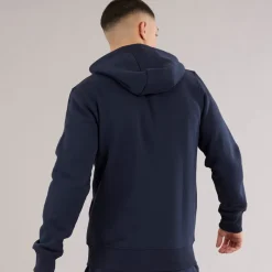 Discount Herre Klemerio Full Zip Hættetrøje Navy Træning|T-Shirts Og Undertrøjer